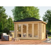 26 % Rabatt: Fjordholz Gartenlounge Modell Kiano 44 F 12m²