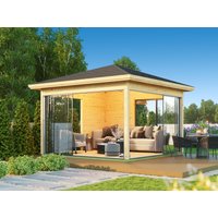26 % Rabatt: Fjordholz Glaspavillon Modell Alu 44 F