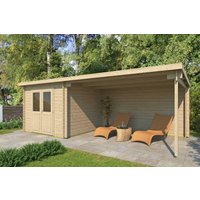 26 % Rabatt: Fjordholz Holz-Gartenhütte Modell Gent 28 B 24m²