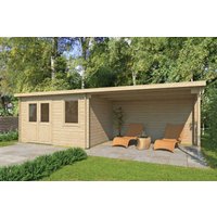 26 % Rabatt: Fjordholz Holz-Gartenhütte Modell Gent 28 C 12m²