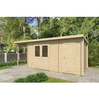 26 % Rabatt: Fjordholz Holz-Gartenhütte Modell Gent 28 F 18m²
