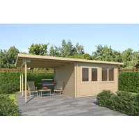 26 % Rabatt: Fjordholz Holz-Gartenhütte Modell Inga 28 22m²