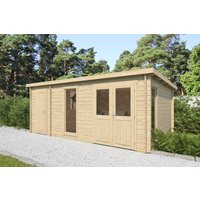 26 % Rabatt: Fjordholz Holz-Gartenhütte Modell Krista 28 B 20m²
