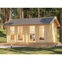 26 % Rabatt: Fjordholz Satteldach Holz-Gartenhütte Modell Antti 70 24m²