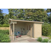 26 % Rabatt: Fjordholz Holz-Gartenhütte Modell Kilian 28 B 15m²