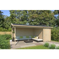 26 % Rabatt: Fjordholz Holz-Gartenhütte Modell Kilian 28 C 24m²