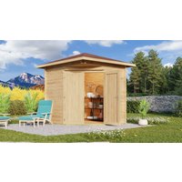 26 % Rabatt: Fjordholz Holz-Gartenhütte Modell Nina 28 A 9m²