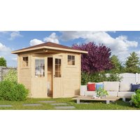 26 % Rabatt: Fjordholz Holz-Gartenhütte Modell Nina 28 C 9m²