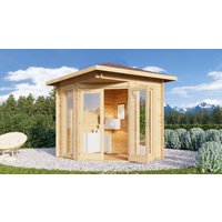 26 % Rabatt: Fjordholz Holz-Gartenhütte Modell Nina 28 D 15m²
