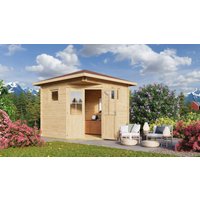 26 % Rabatt: Fjordholz Holz-Gartenhütte Modell Nelly 28 C 9m²