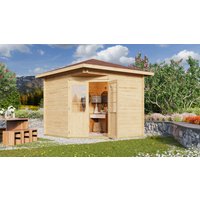 26 % Rabatt: Fjordholz Holz-Gartenhütte Modell Nelly 44 B 12m²