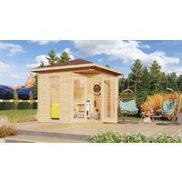 26 % Rabatt: Fjordholz Holz-Gartenhütte Modell Nelly 44 D 20m²