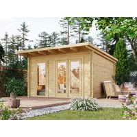 26 % Rabatt: Fjordholz Holz-Gartenhütte Modell Berlin 70 C Modern 16m²