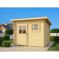 26 % Rabatt: Fjordholz Pultdach Holz-Gartenhütte Modell Ezra 3B 9m²