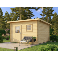 26 % Rabatt: Fjordholz Pultdach Holz-Gartenhütte Modell Ezra 5B 9m²