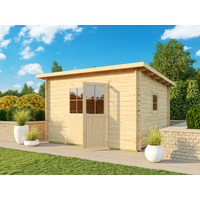 26 % Rabatt: Fjordholz Pultdach Holz-Gartenhütte Modell Ezra 5E 9m²