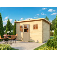 26 % Rabatt: Fjordholz Pultdach Holz-Gartenhütte Modell Ezra 4F 6m²