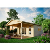 26 % Rabatt: Holz-Gartenhütte Modell Julia 70 D 15m²