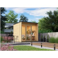 26 % Rabatt: Fjordholz Holz-Gartenhütte Modell Office Box Größe S nat 6m²