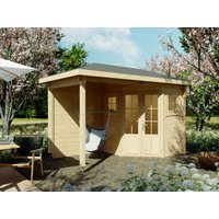 26 % Rabatt: Fjordholz 5-Eck Holz-Gartenhütte Modell Evelyn 1B 24m²