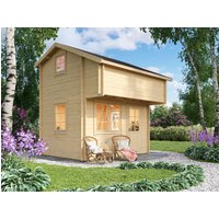 26 % Rabatt: Fjordholz Satteldach Holz-Gartenhütte Modell Daphne 44 12m²