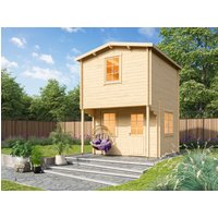 26 % Rabatt: Fjordholz Satteldach Holz-Gartenhütte Modell Pixie 44 12m²