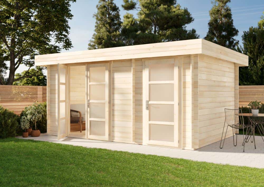 23 % Rabatt: Gartenhaus Modern-E 15m²