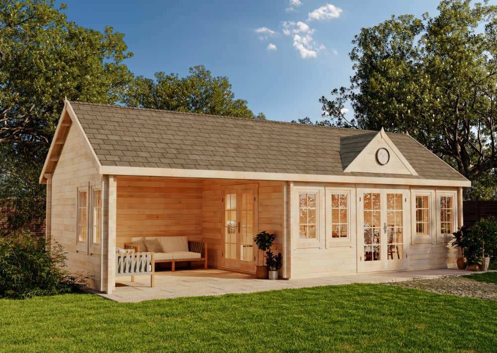 Gartenhaus CLOCKHOUSE® Big Ben 70 40m²