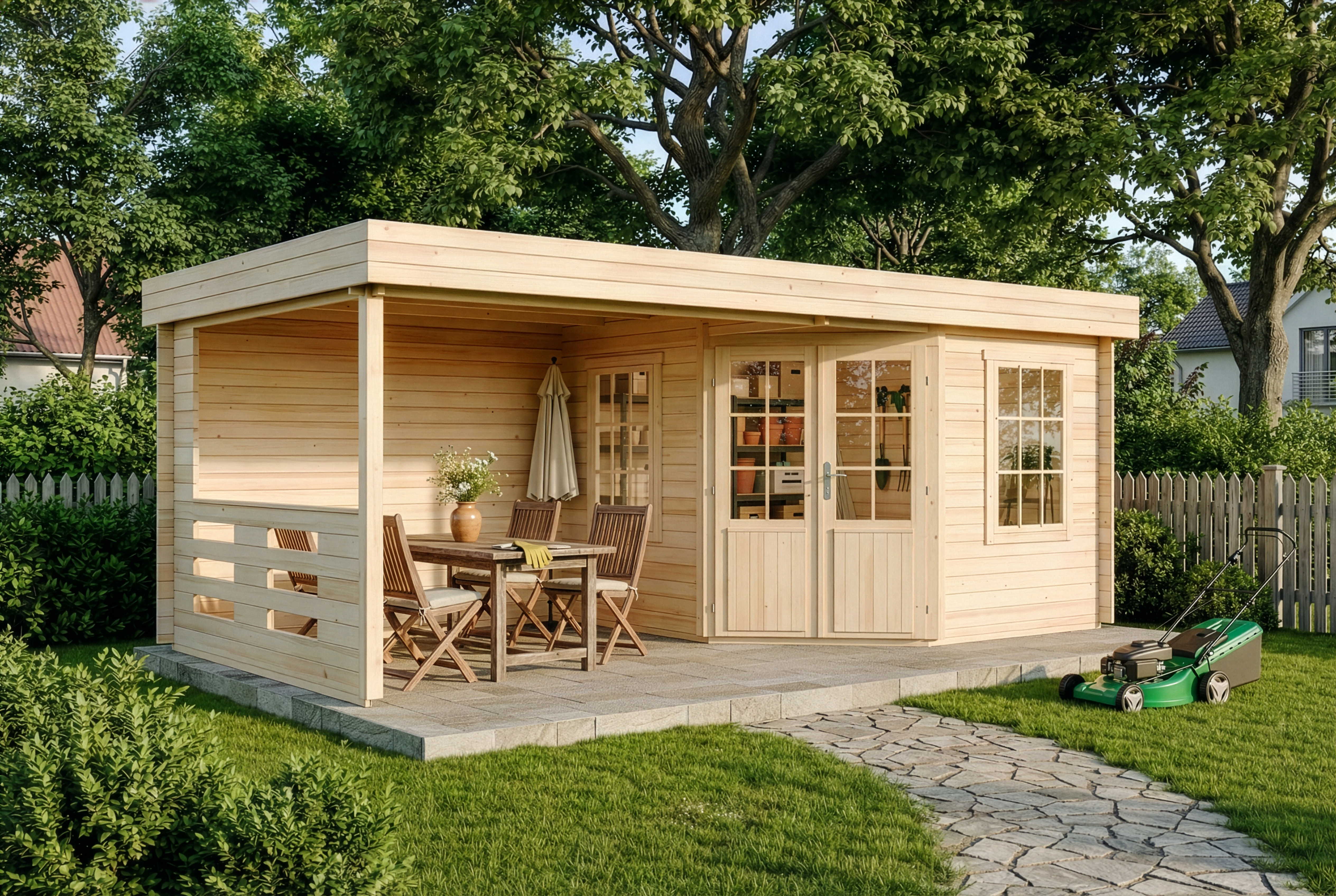 22 % Rabatt: Gartenhaus Hanna 18m²