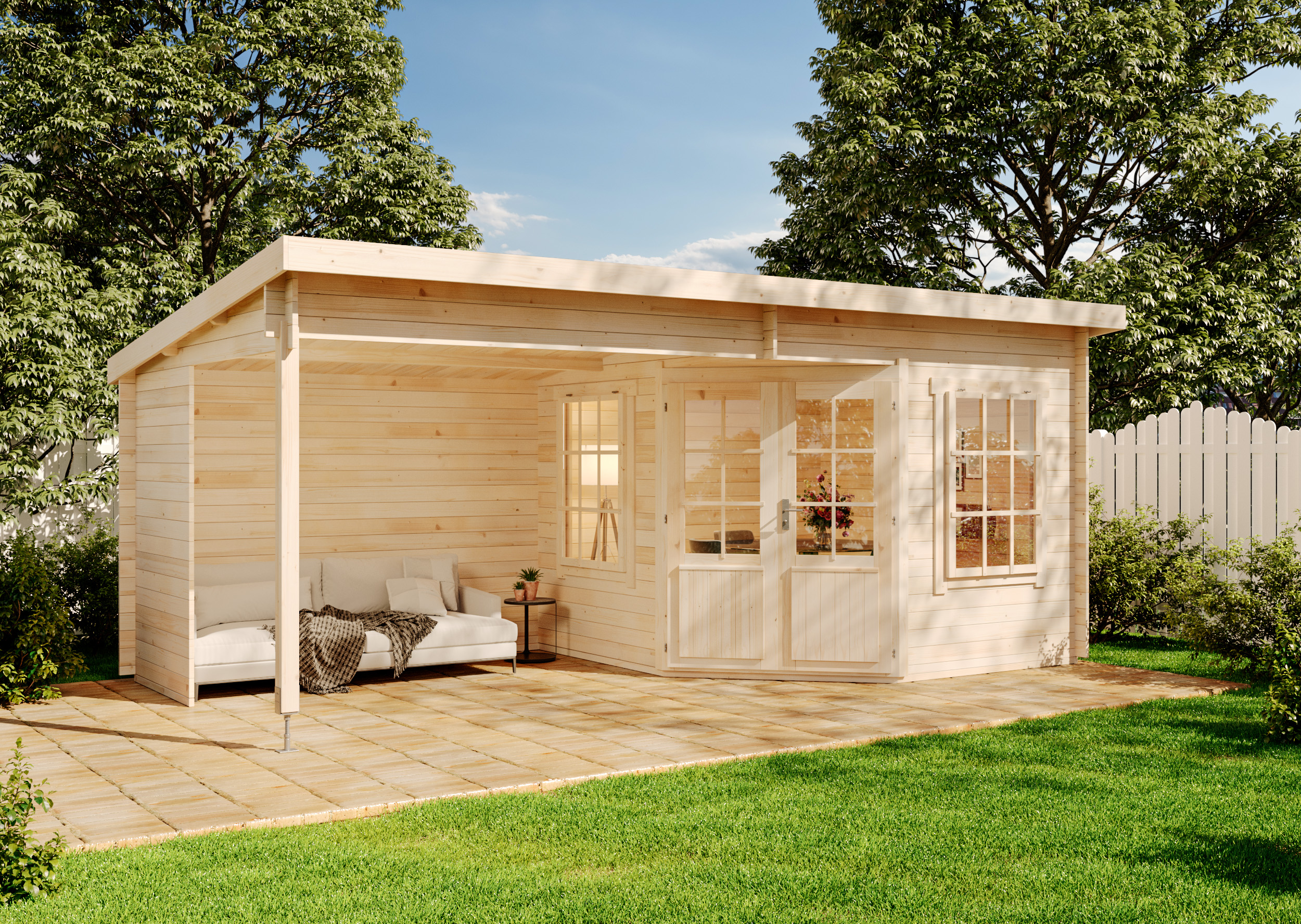 13 % Rabatt: Gartenhaus Modell Carl - 28 18m²