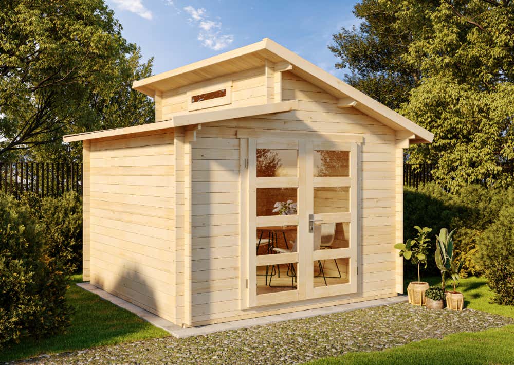25 % Rabatt: Gartenhaus Aktiva 16m²