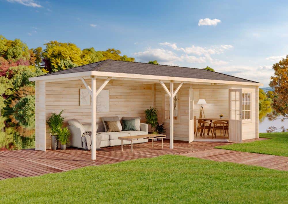 Gartenhaus Modell Mississippi - 40 24m²