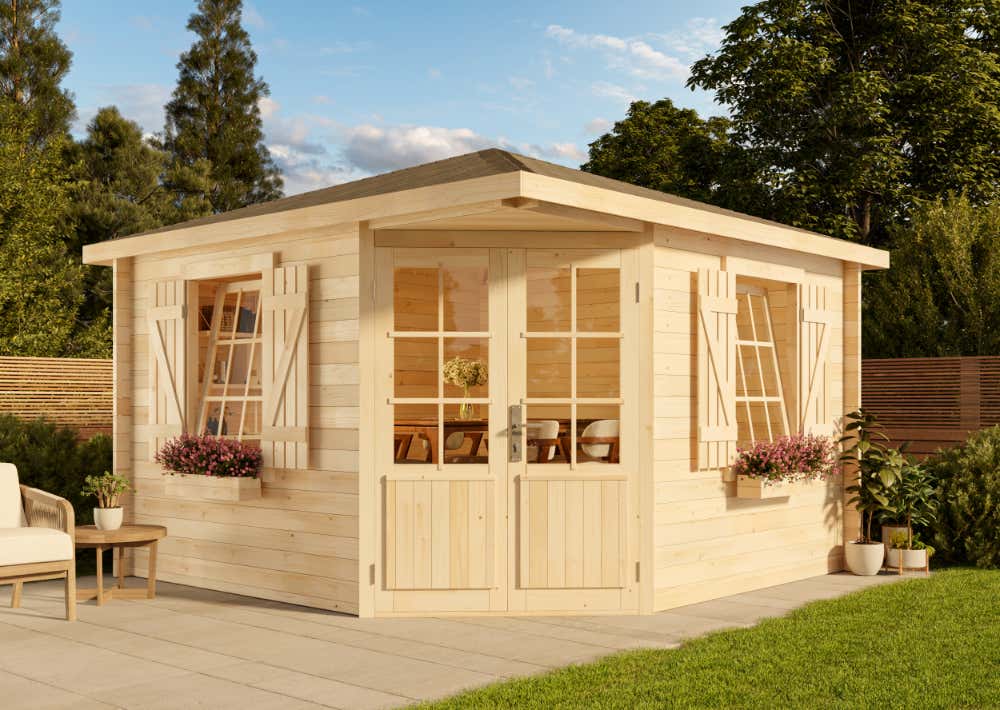 5-Eck Gartenhaus Monica Royal 16m²