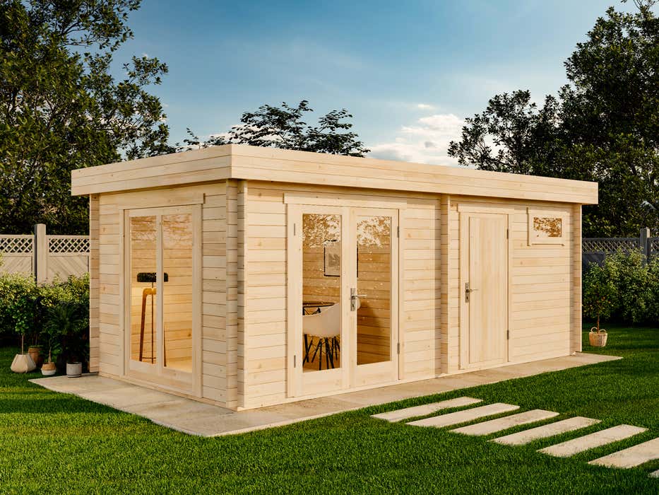 21 % Rabatt: Gartenhaus Vönix-40 ISO 18m²