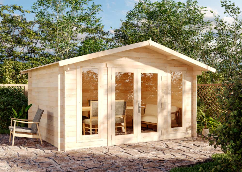 Alpholz Gartenhaus Mirko Modern 12m²